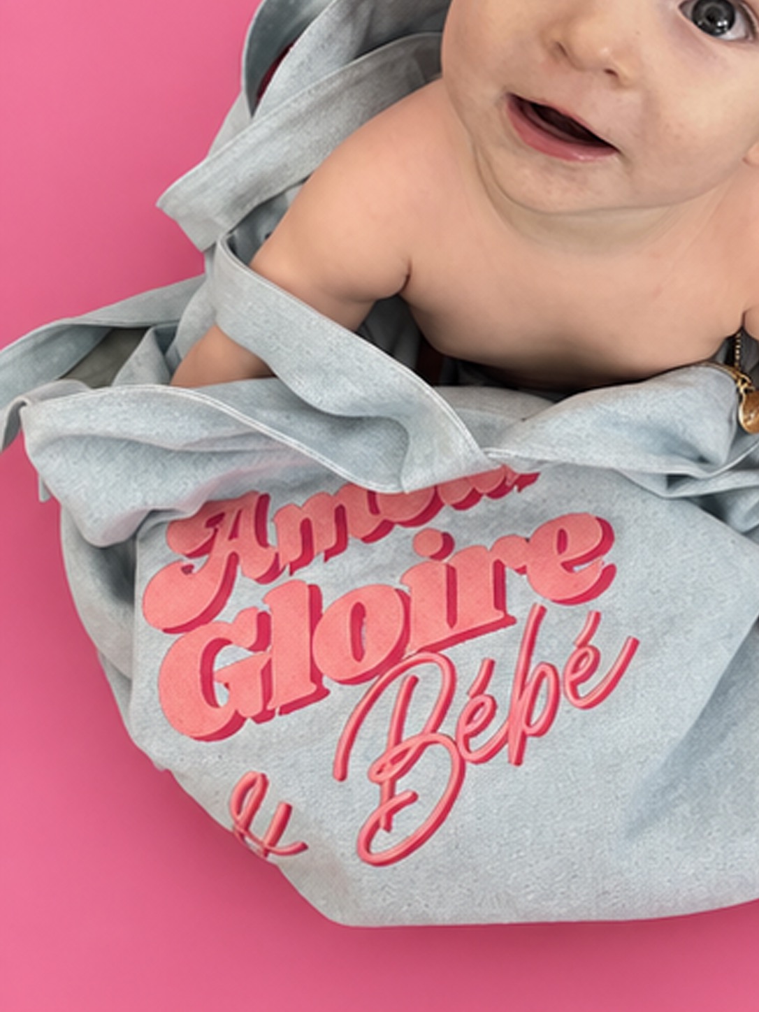 Tote bag AMOUR GLOIRE BEBE – Image 3